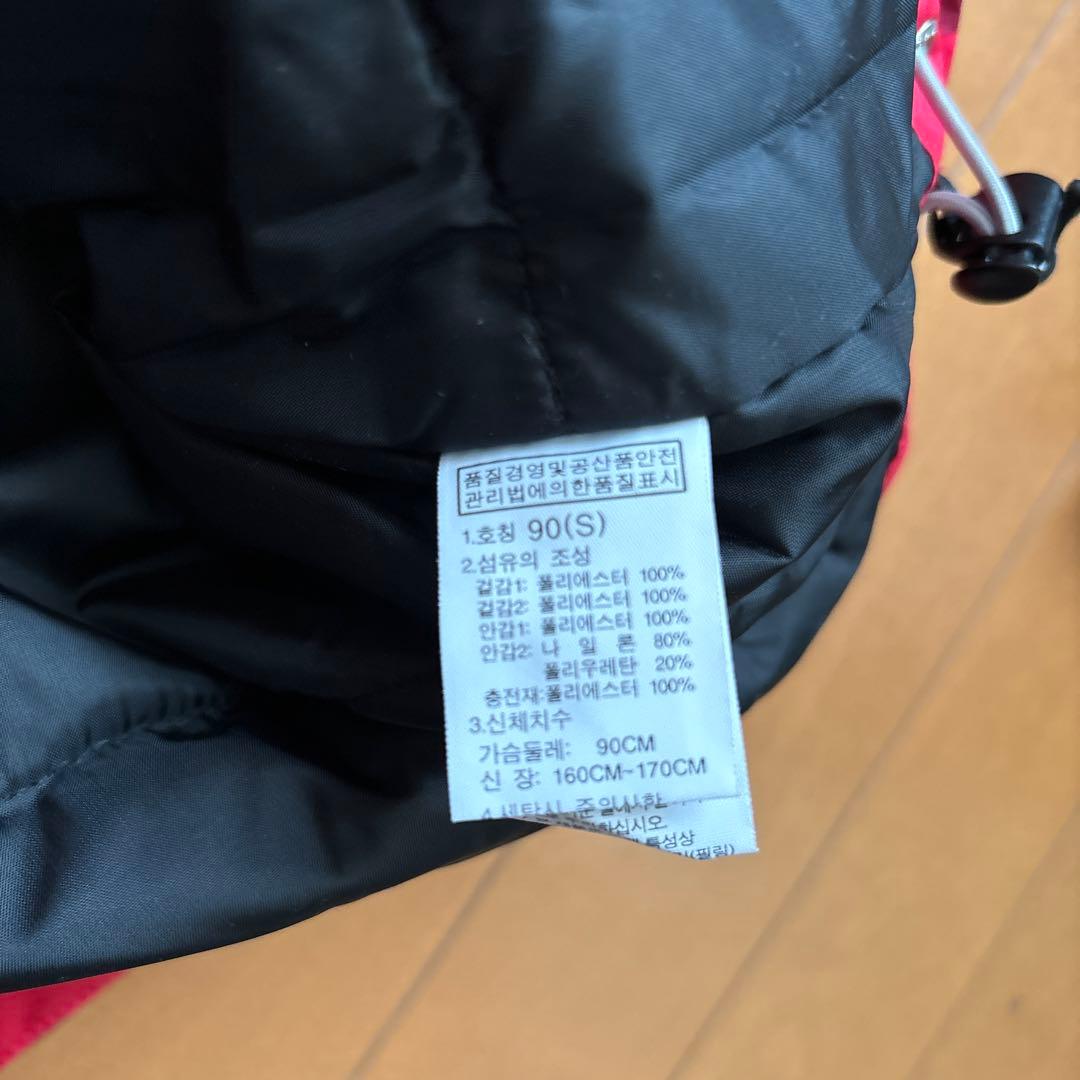 THE NORTH FACE スキーウェア グレー/レッド 90 (S)
