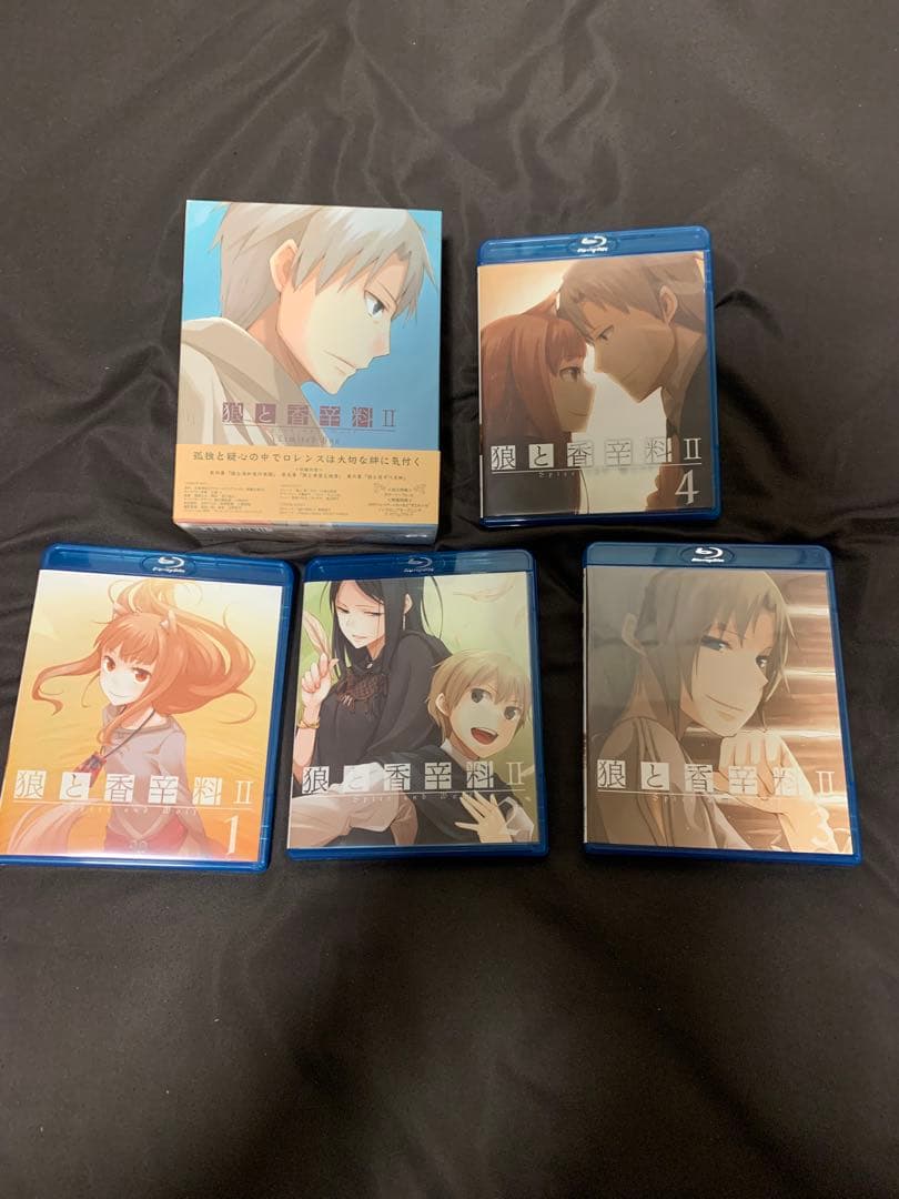 狼と香辛料 旧アニメBlu-ray Disc BOX 1,2セット