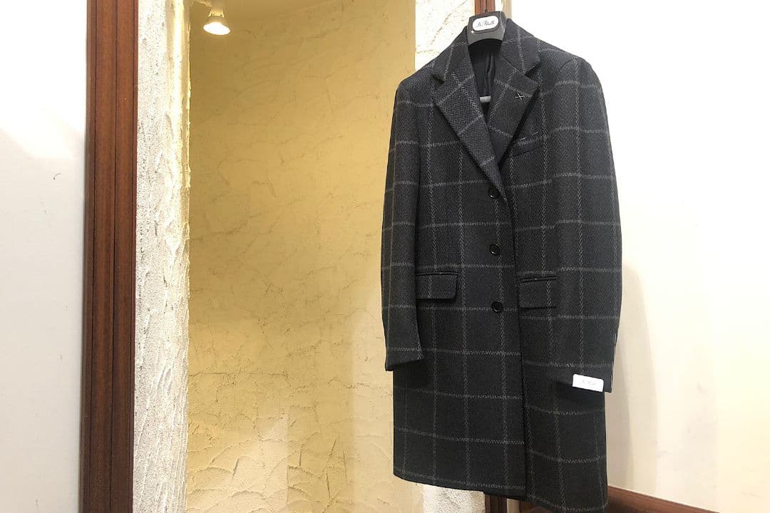 セール】デ・ペトリロ B.R.ONLINE×伊勢丹 カシミア混 チェスターコート