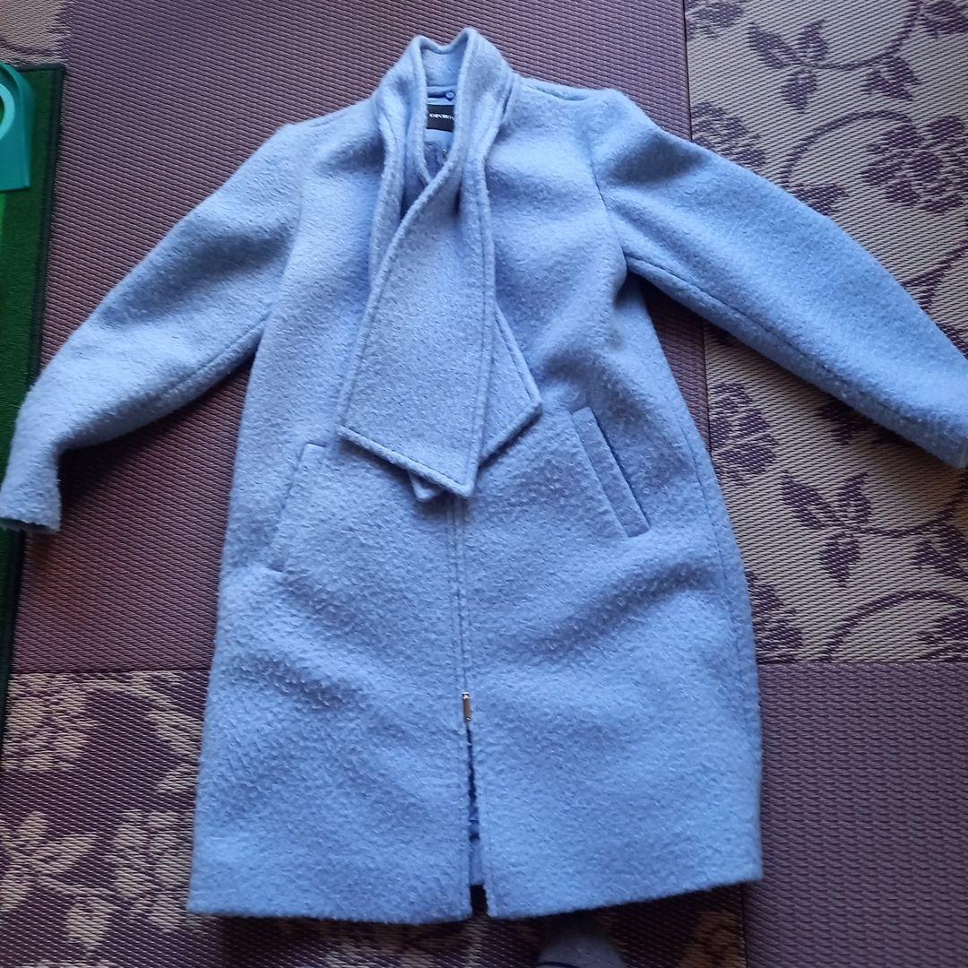 EMPORIO ARMANI ライトブルーロングコート