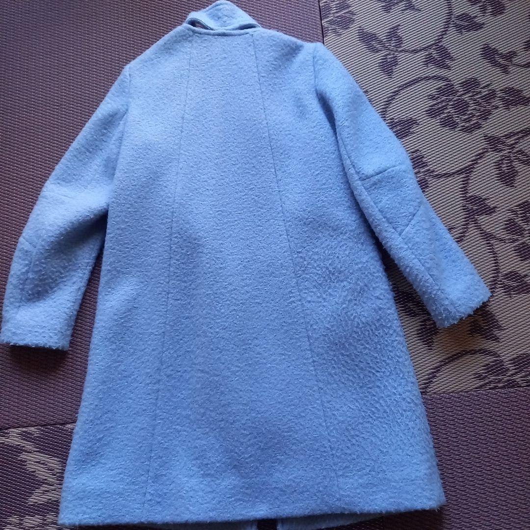 EMPORIO ARMANI ライトブルーロングコート