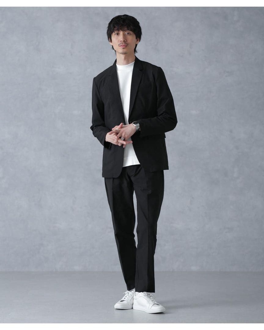 NANO UNIVERSE Damerinoシアサッカーセットアップ