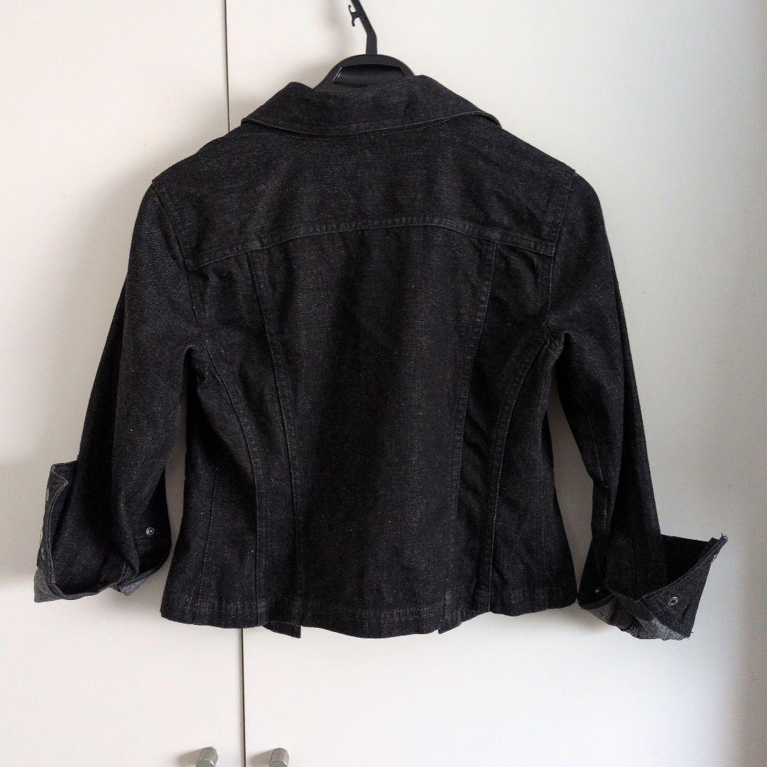 も*ぐ様 ブラックデニムジャケット