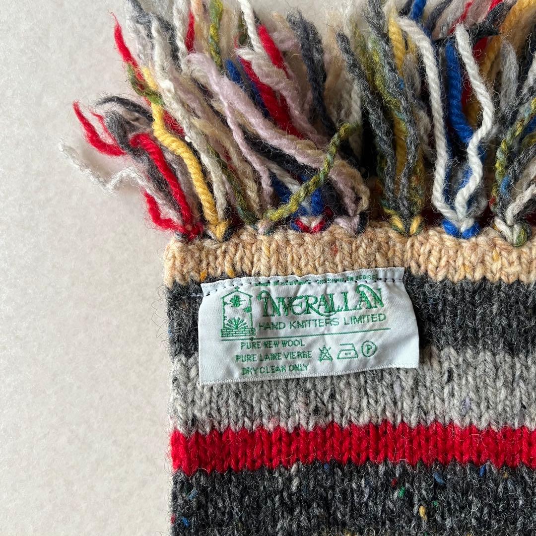 90s INVERALLAN vintage knit マルチカラー
