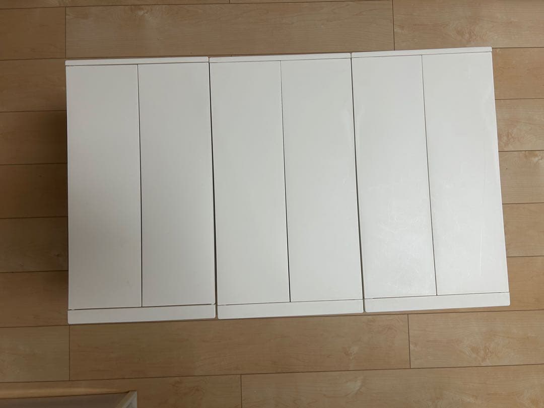 ケユカ　30L ホワイト ペダル式ごみ箱 3個セット