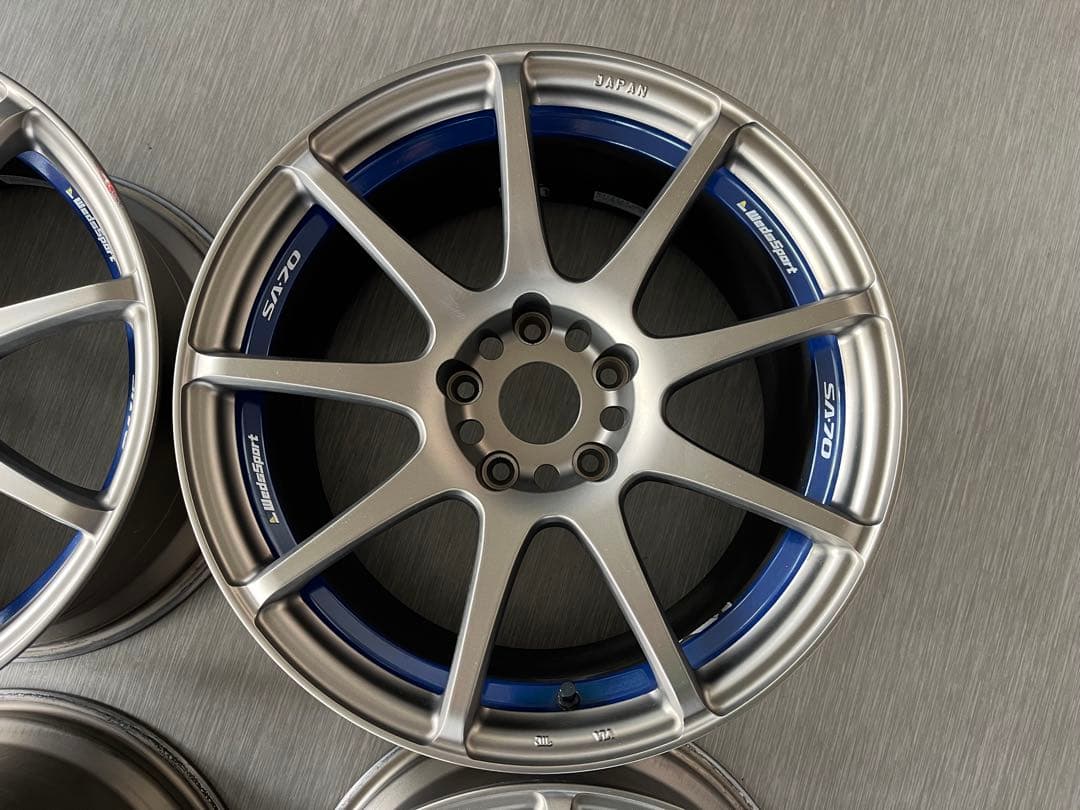 WedsSport SA-70 17×8J+32.17×9J+35中古セット