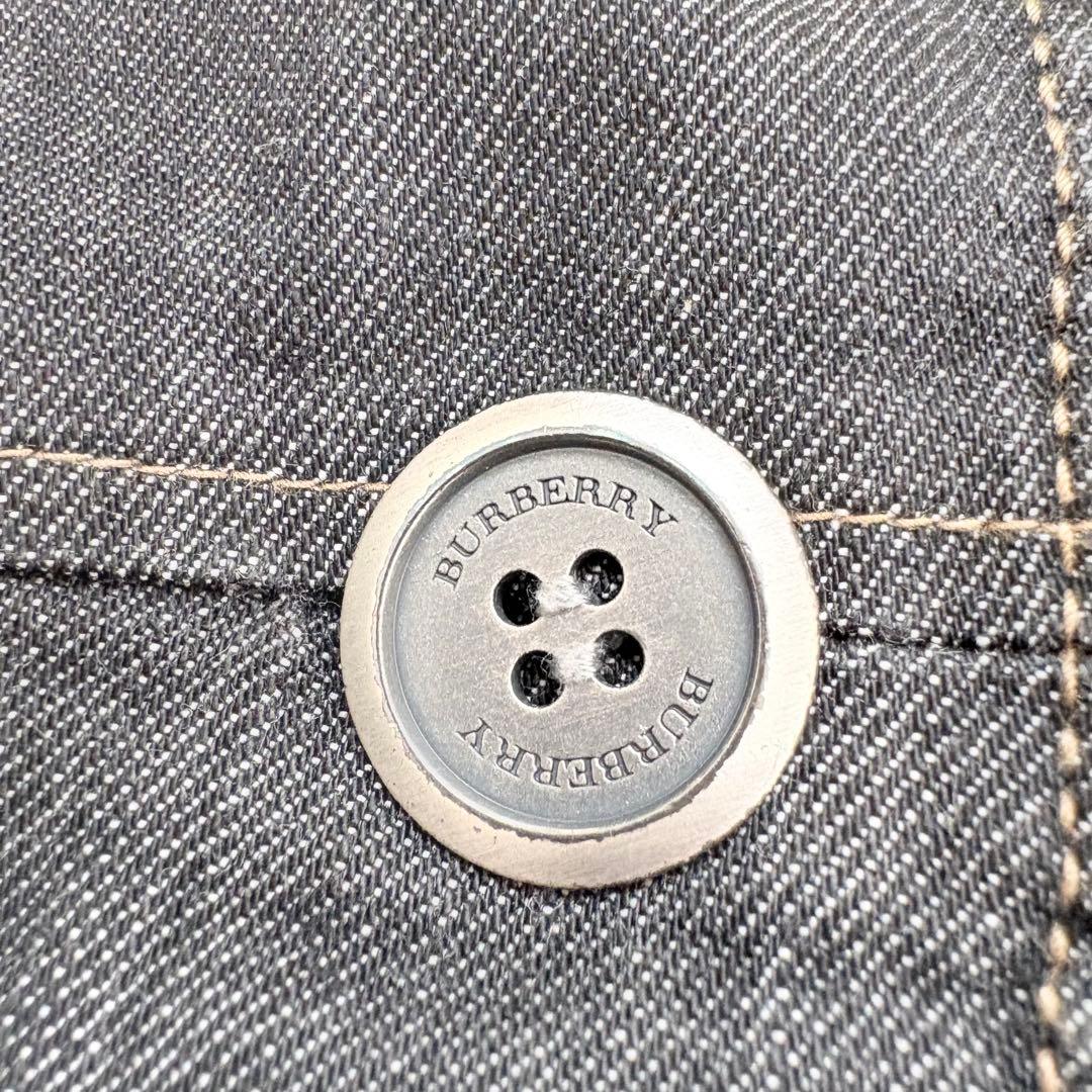 美品✨44✨バーバリーロンドン Gジャン ノバチェック 2XL デニムジャケット