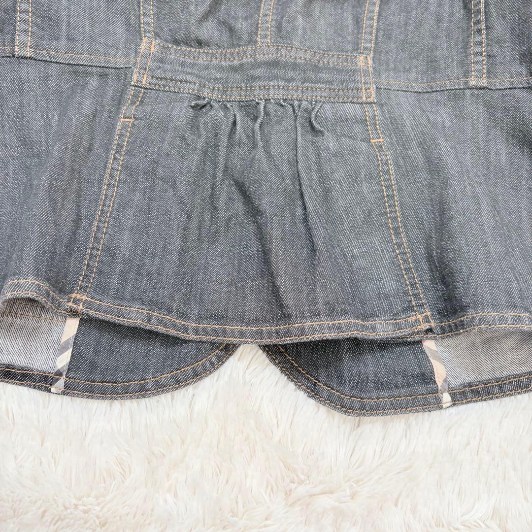 美品✨44✨バーバリーロンドン Gジャン ノバチェック 2XL デニムジャケット