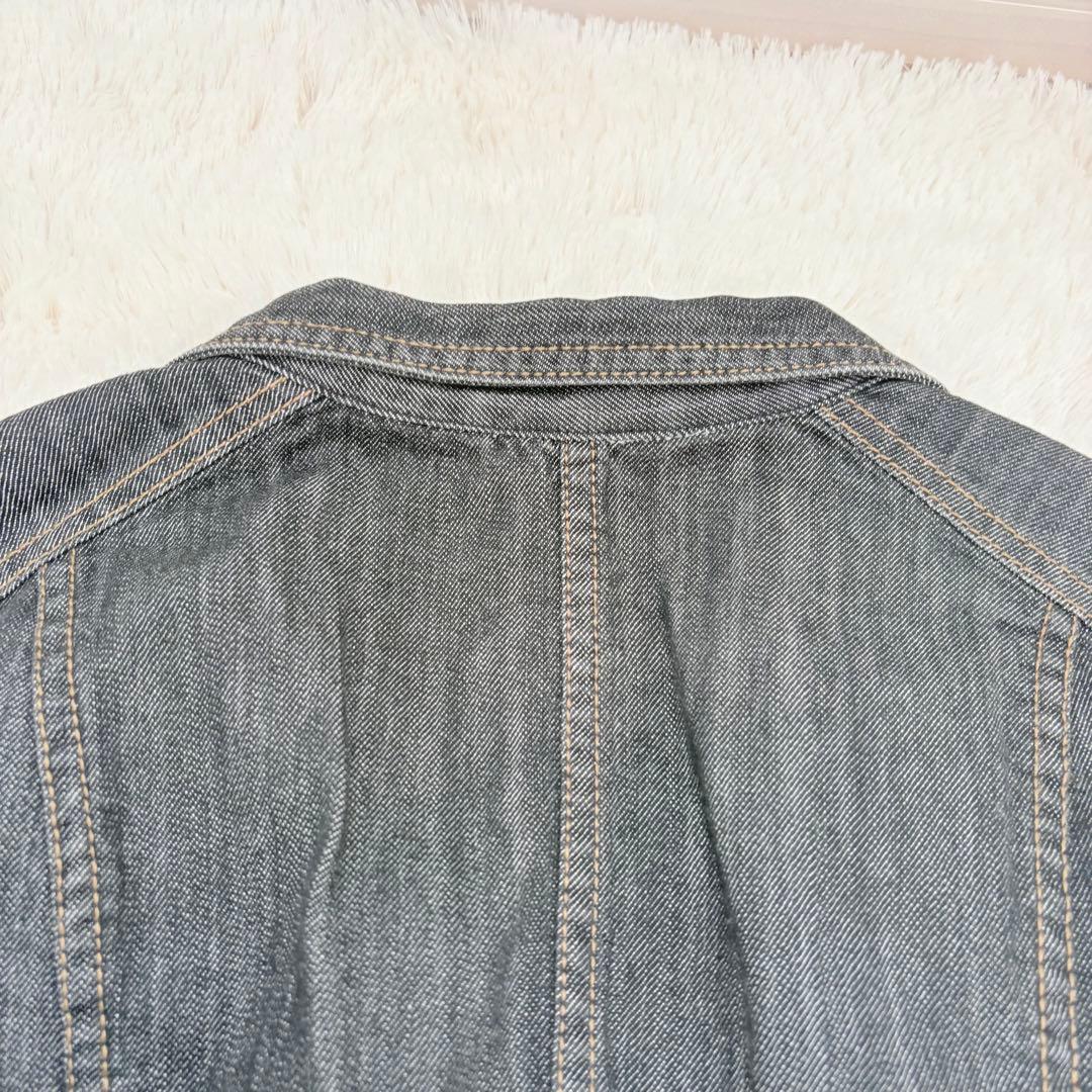 美品✨44✨バーバリーロンドン Gジャン ノバチェック 2XL デニムジャケット