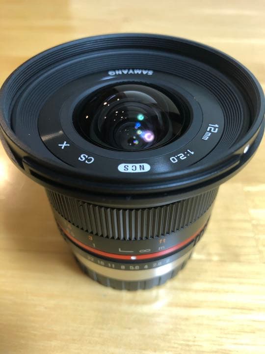 SAMYANG 12mm F2.0 NCS CS フジX用 ブラック