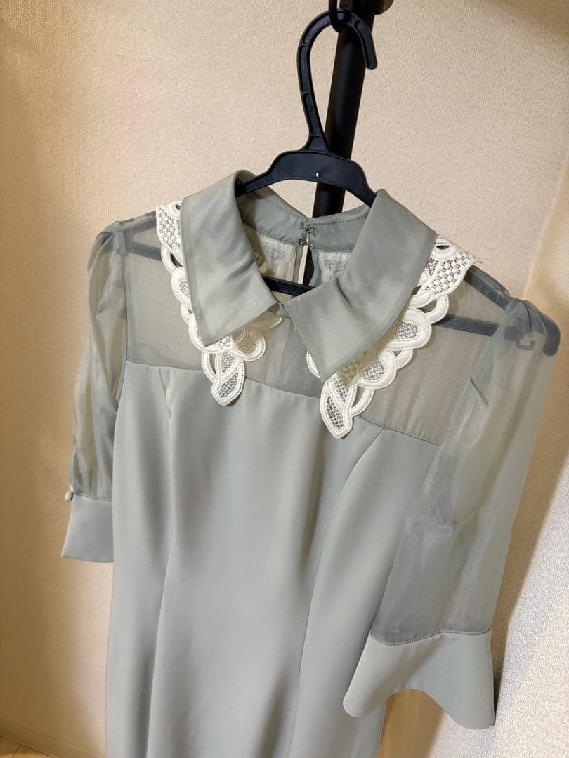 ダブルカラーマーメイドドレス