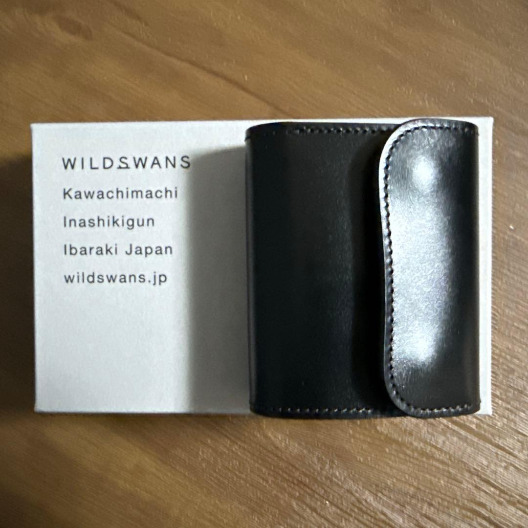 WILDSWANS ブラック 二つ折り財布