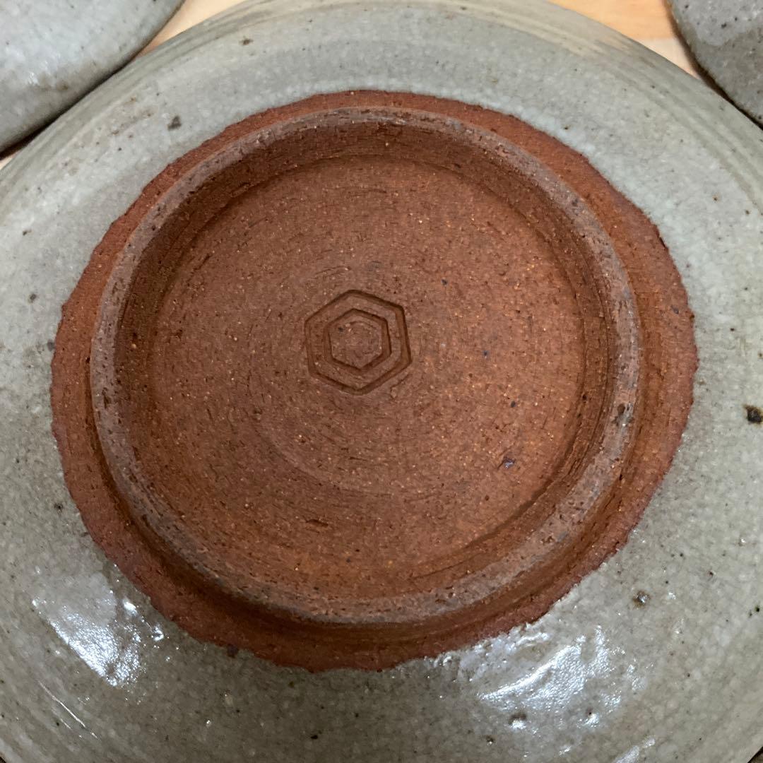 ６代　清水六兵衛　鉄絵秋草紋向付　5客