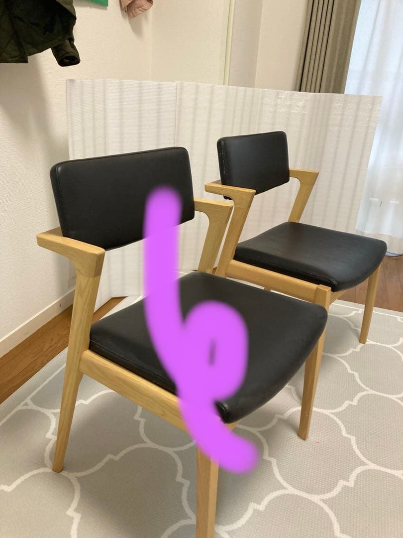 ⭐︎専用⭐︎富士ファニチア　ダイニングチェア2/2