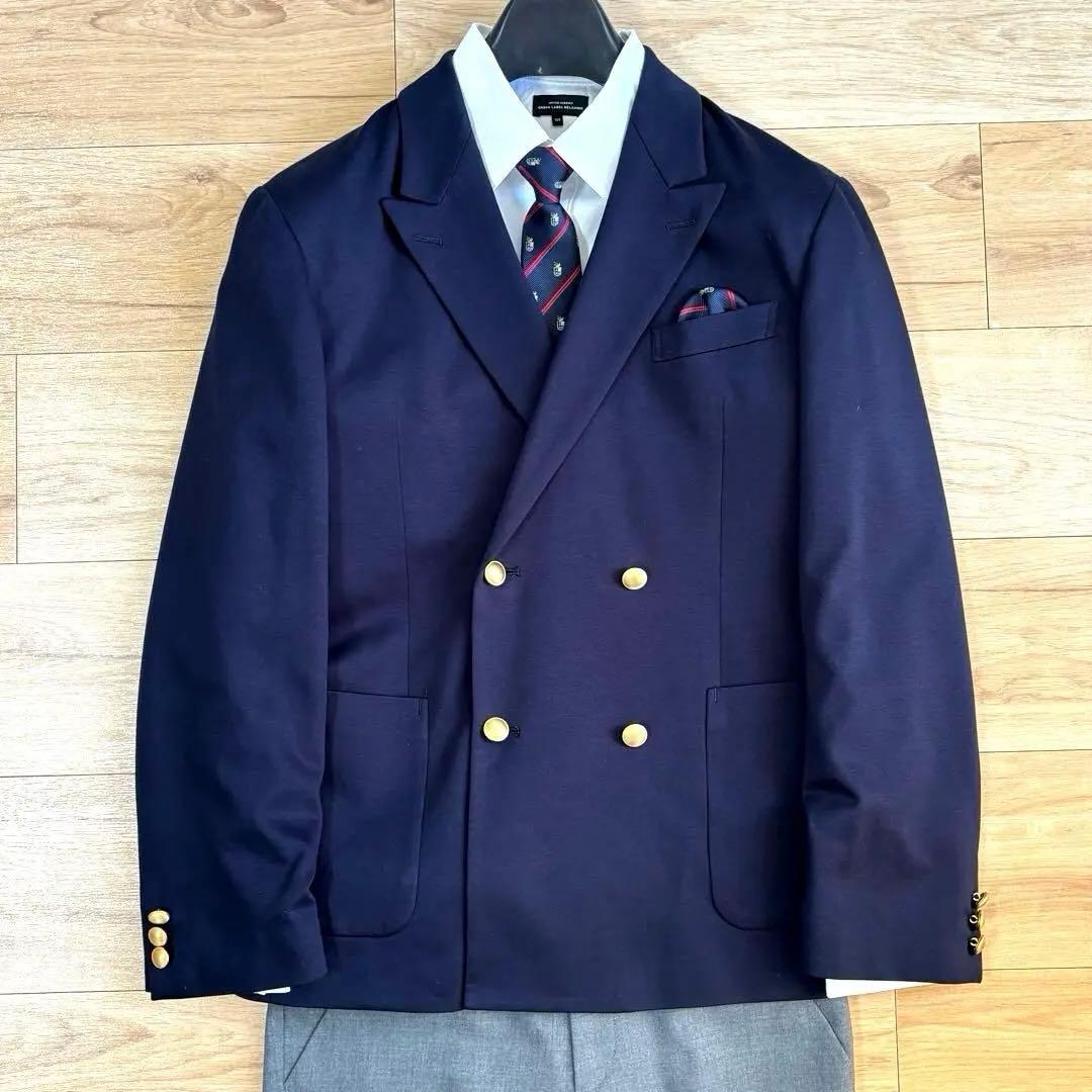 男の子卒業式セット（ジャケット・パンツ・シャツ・ネクタイ）サイズ150・160