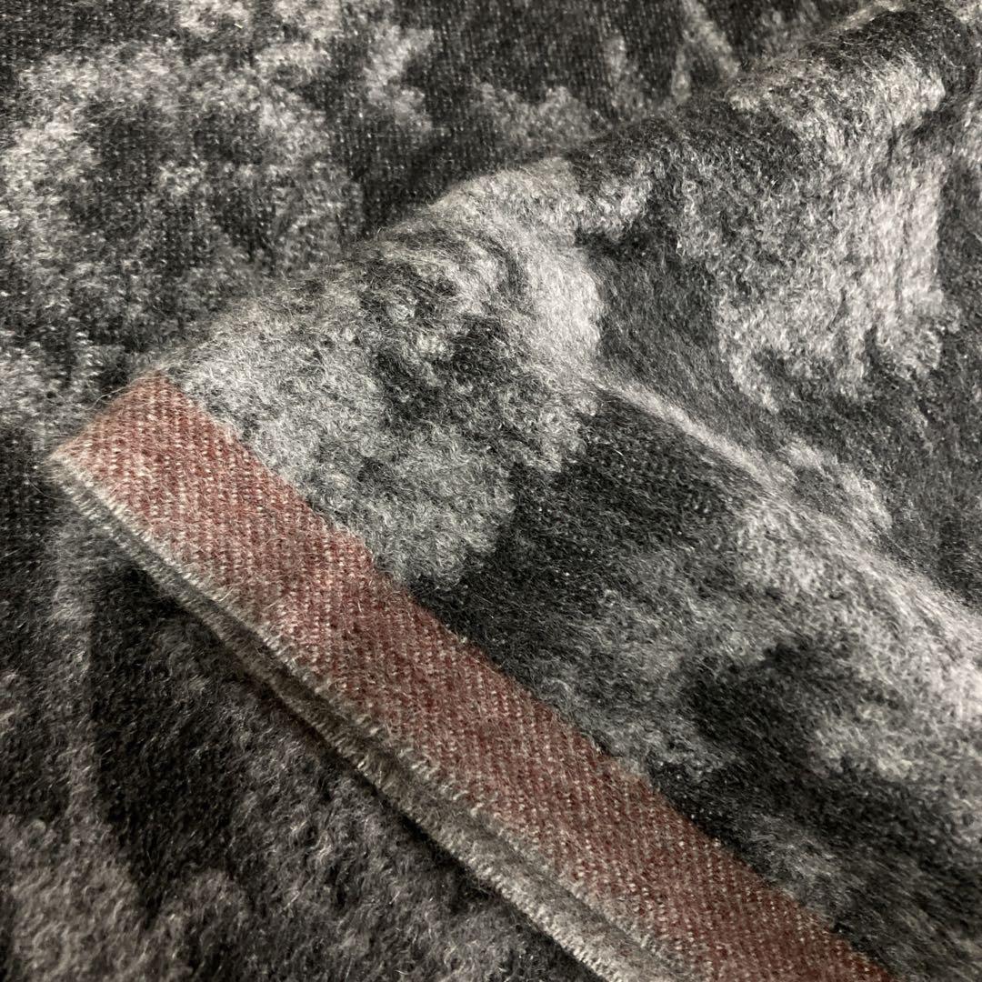 HOUSE OF LOTUS ボタニカル柄　カシミヤ大判ストール　マフラー