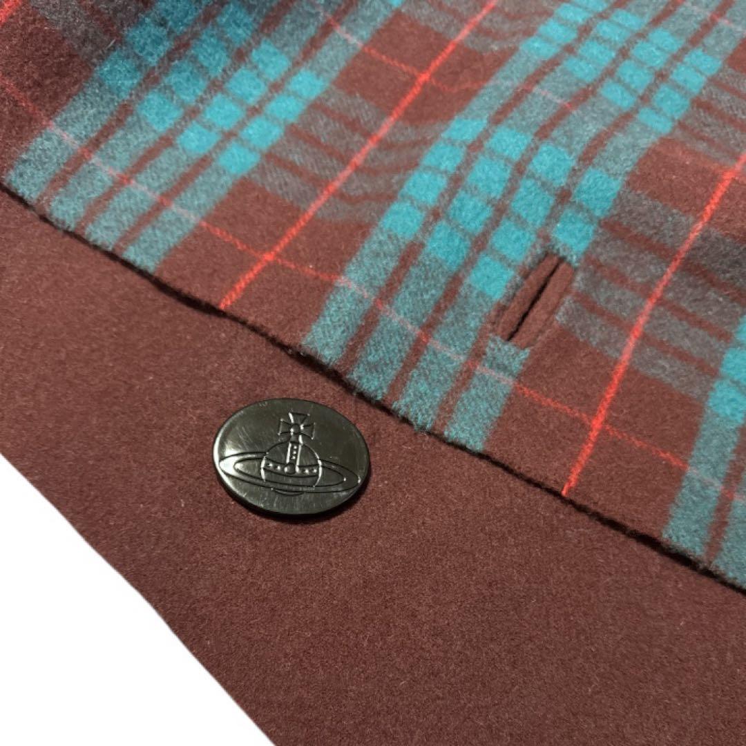 ヴィヴィアン Vivienne Westwoodリバーシブルボタン付き ストール