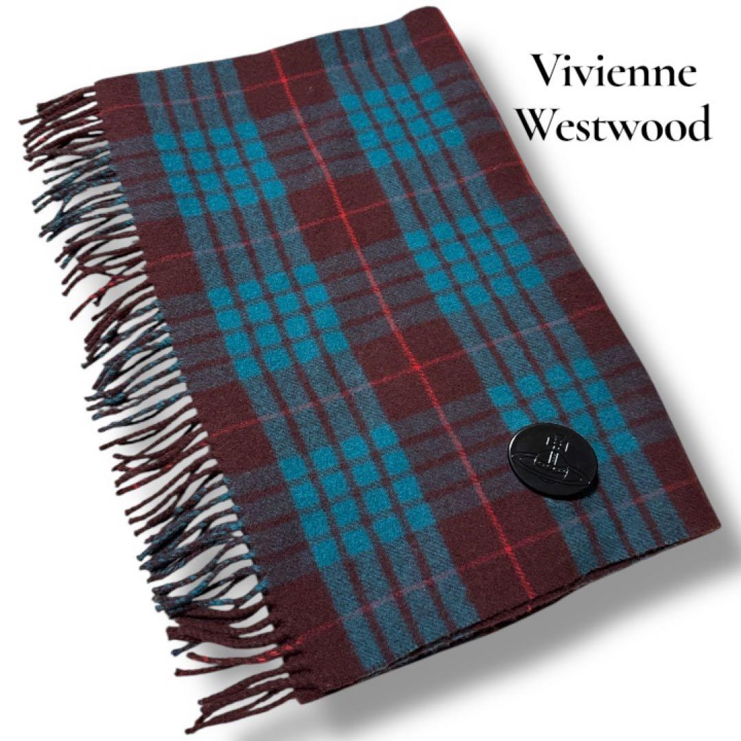 ヴィヴィアン Vivienne Westwoodリバーシブルボタン付き ストール