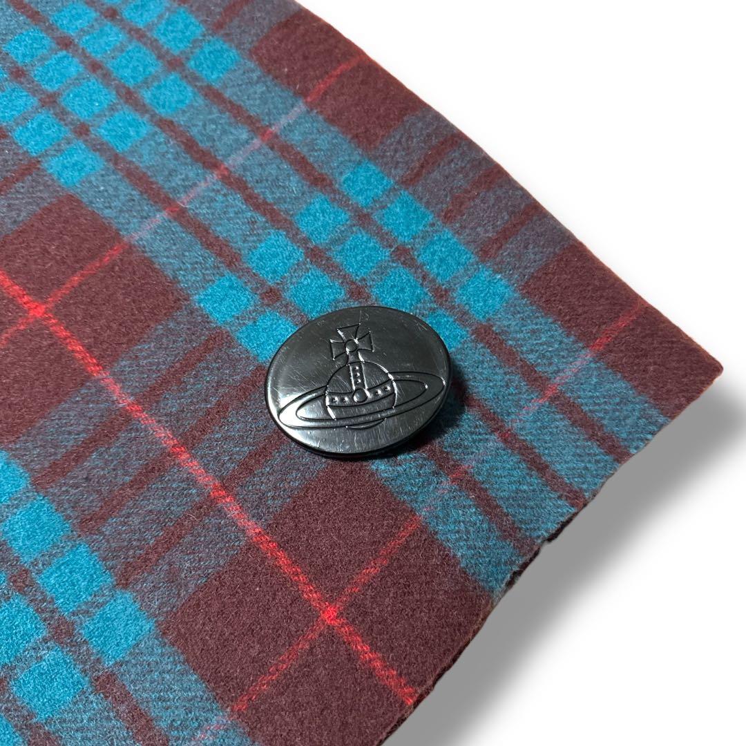 ヴィヴィアン Vivienne Westwoodリバーシブルボタン付き ストール