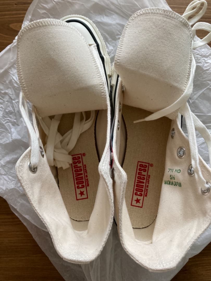 CONVERSE ALL STAR ホワイト　日本製　24.5cm