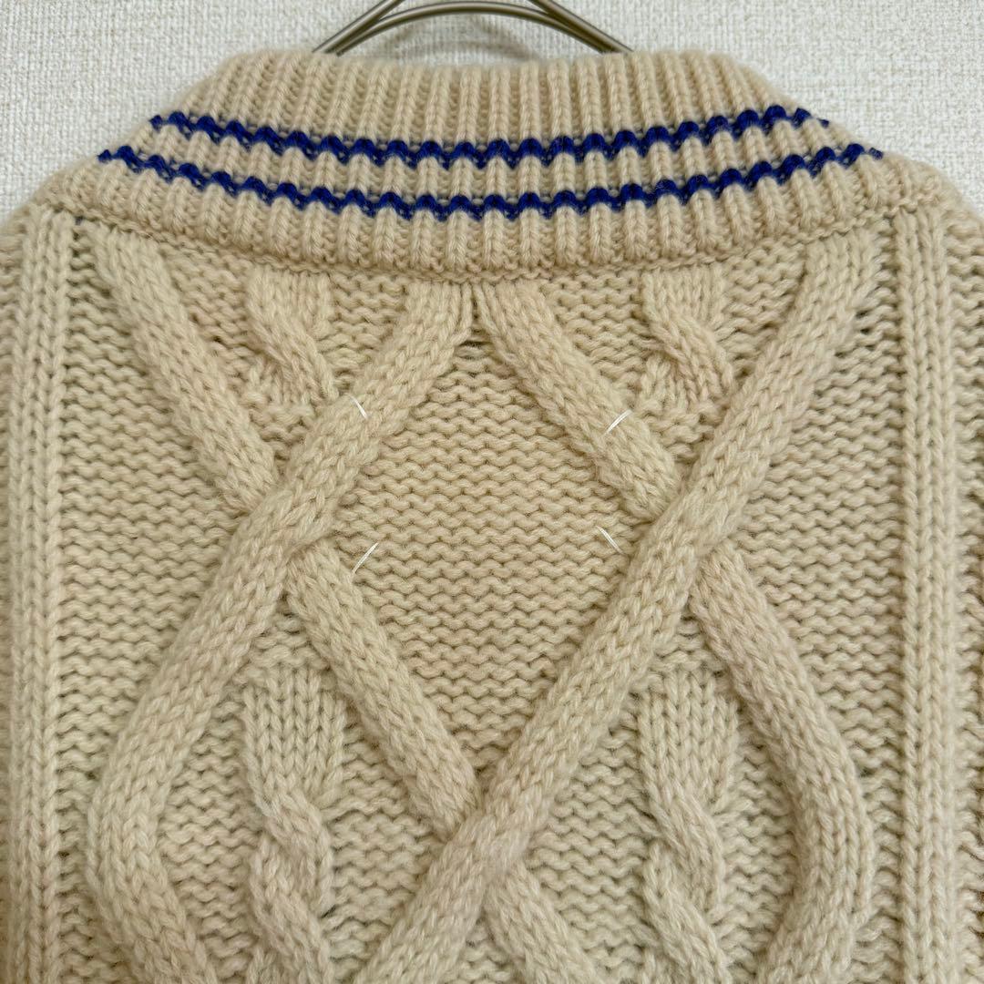 Maison Margiela★肉厚ニット★アラン編み★ワンピース*ジレベスト★