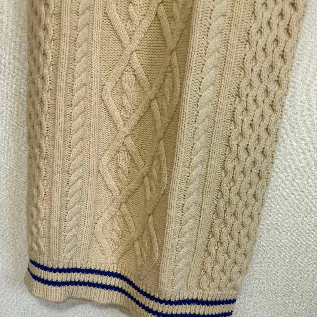 Maison Margiela★肉厚ニット★アラン編み★ワンピース*ジレベスト★