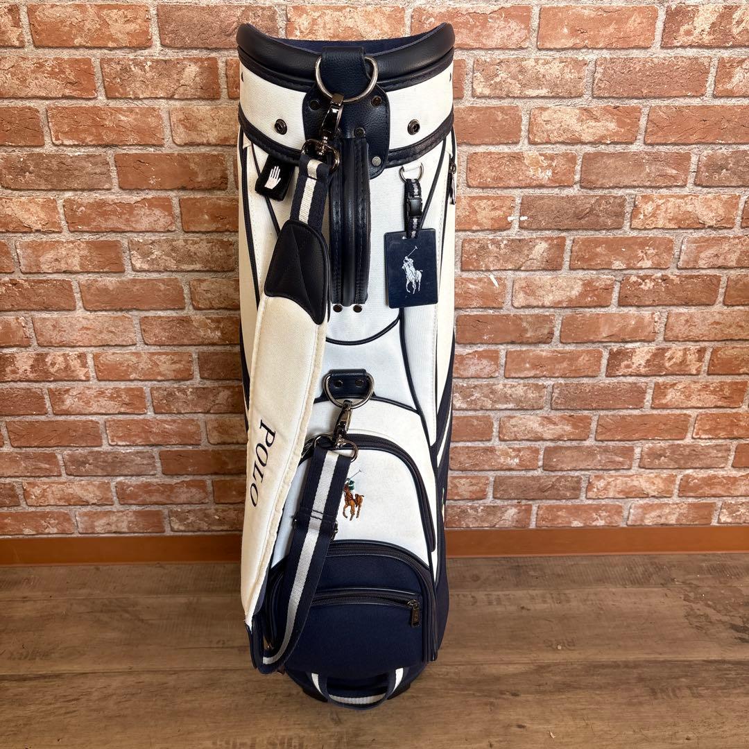 ‼️ラルフローレン ポロゴルフ キャディバック ネイビー×ホワイト‼️
