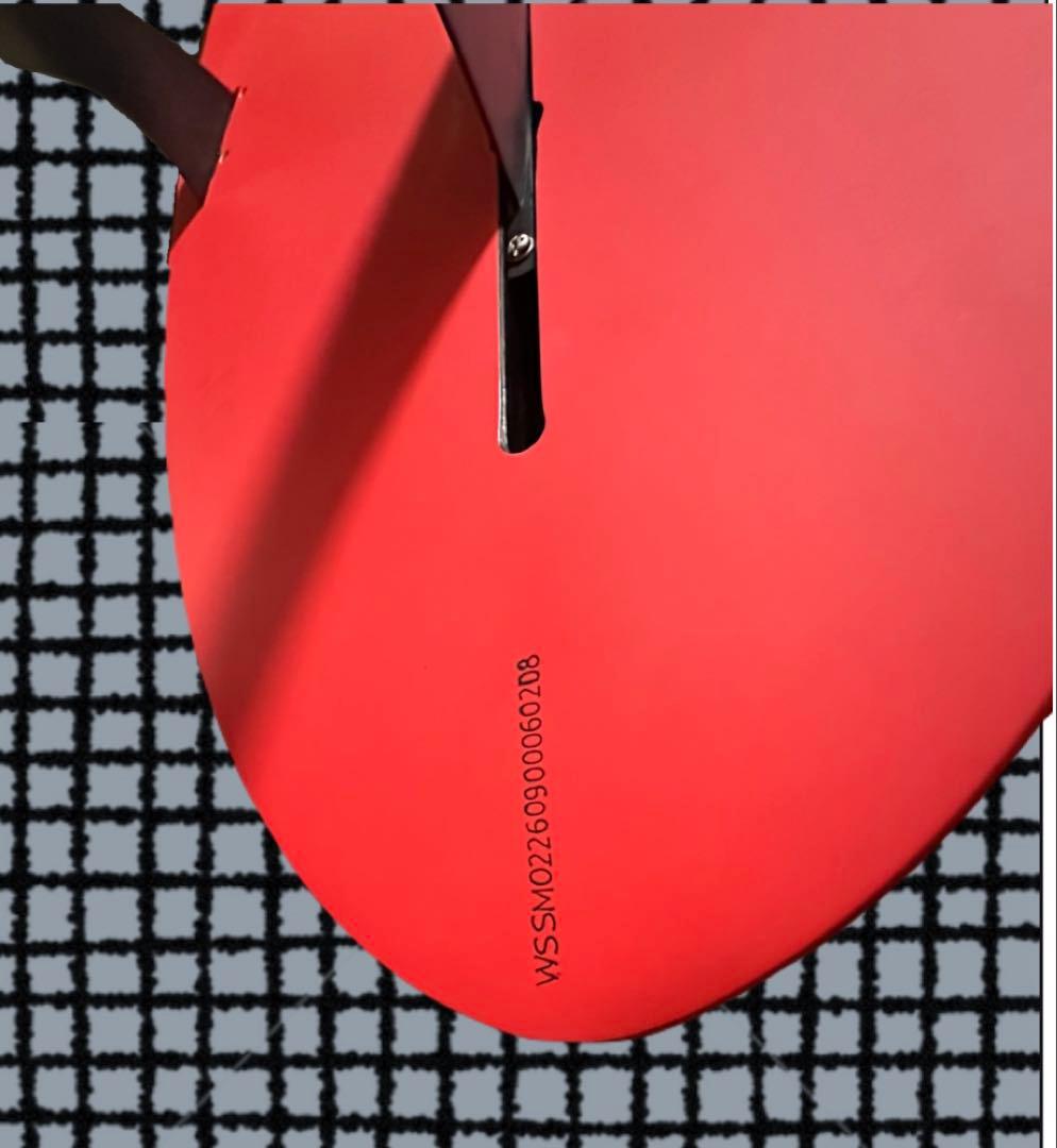 赤色ロングボード フィン付き