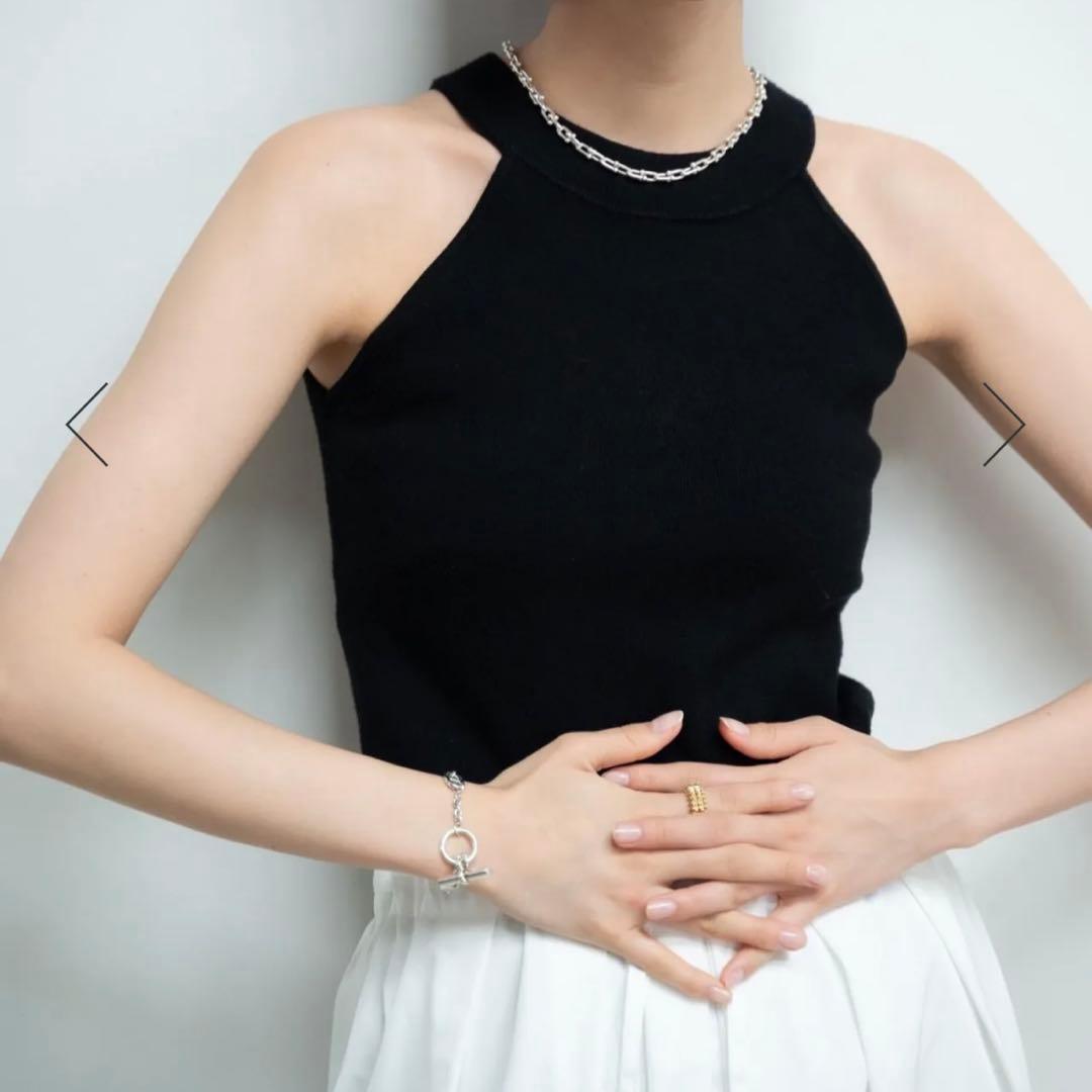 KARRY American sleeve tank グレー