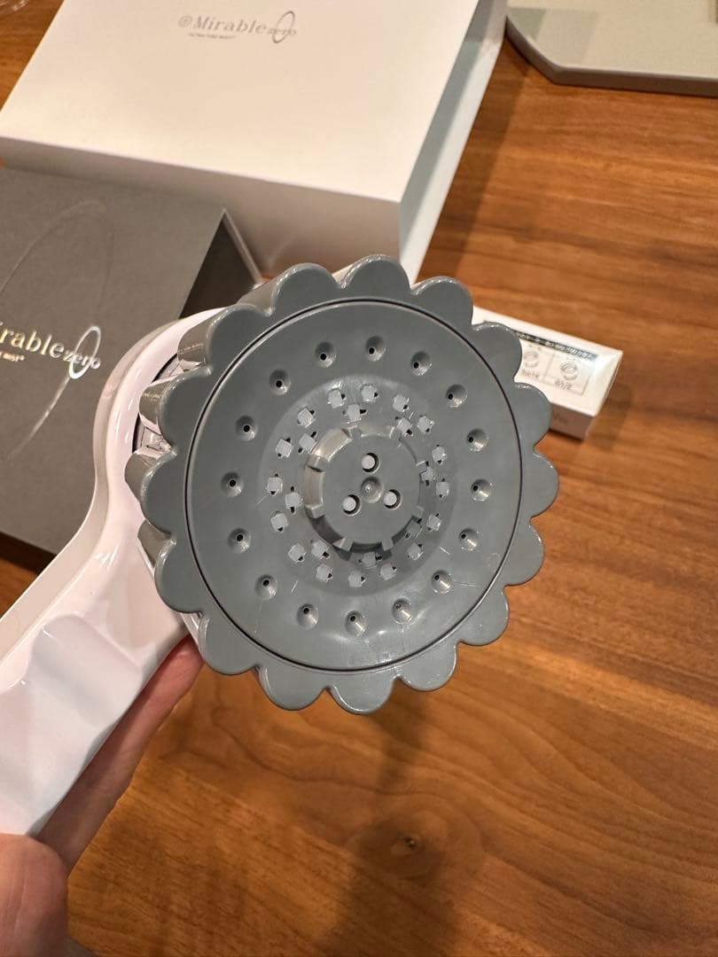 Mirable zero ミストシャワーヘッド　1度の使用