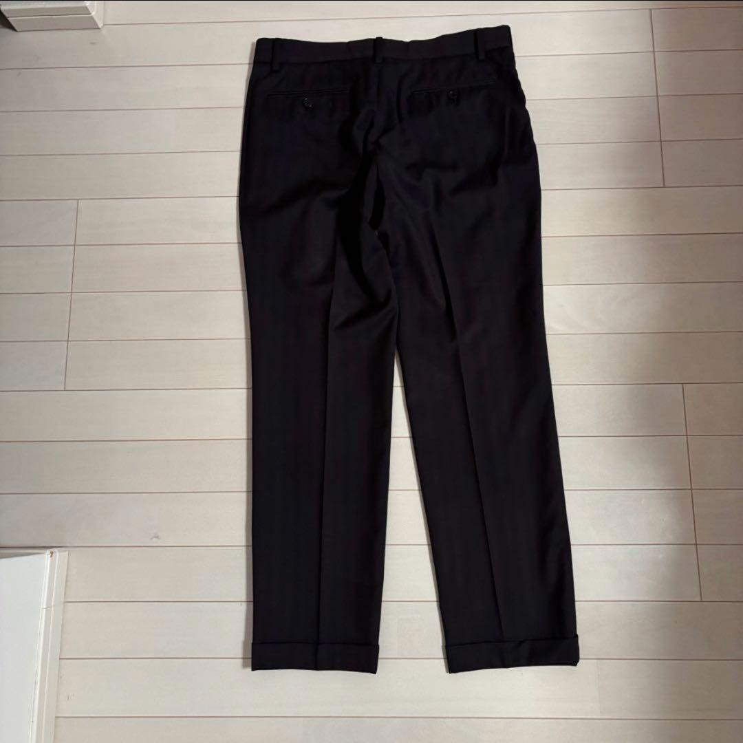 ジ*ン様 ポールスミス ビジネススーツ 銀河 星座 チャコールブラウン 赤ストラ