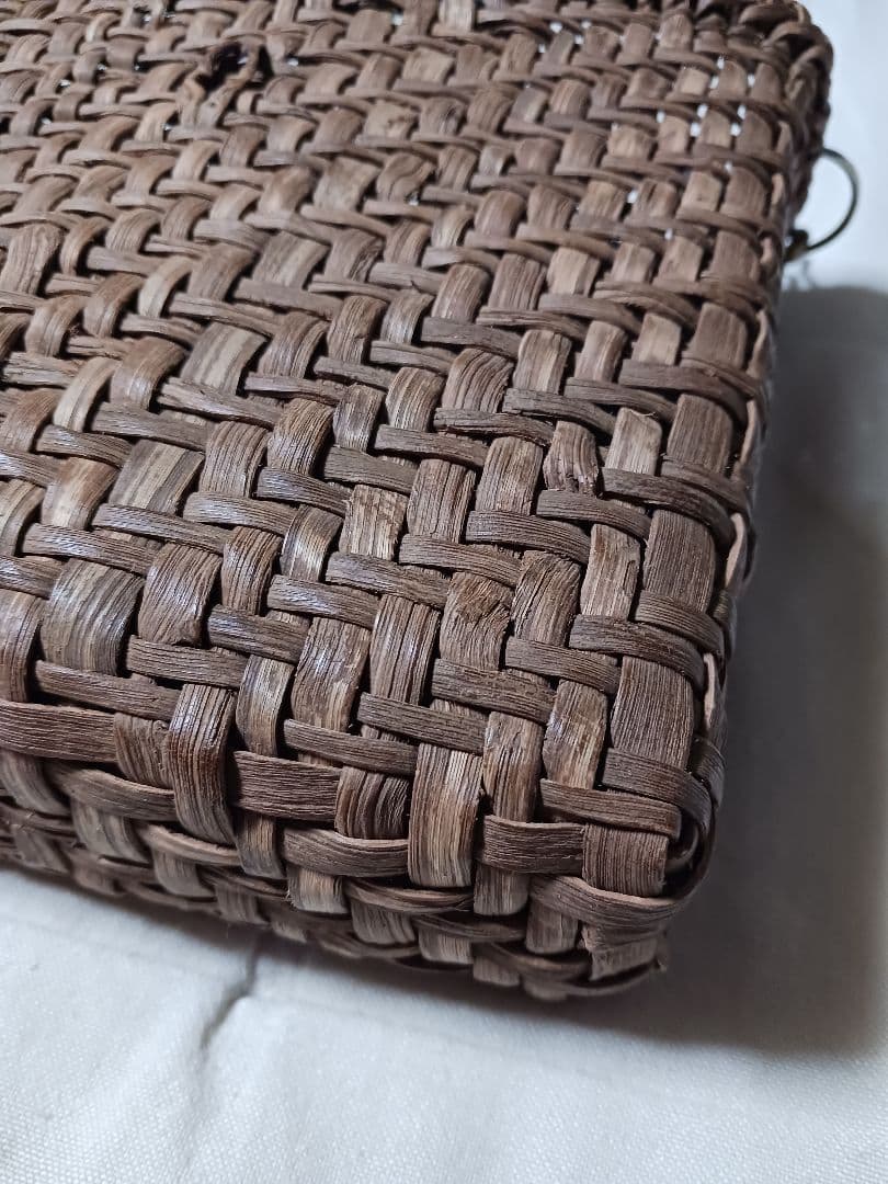 【未使用】山葡萄かごショルダーバック 国産