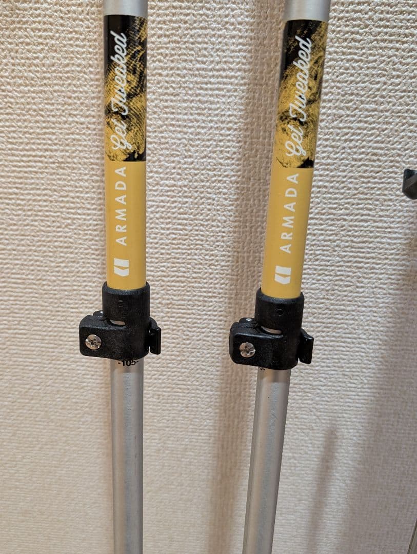 M*6様 ロシニョール　フリースタイルスキー158cm　ストックセット