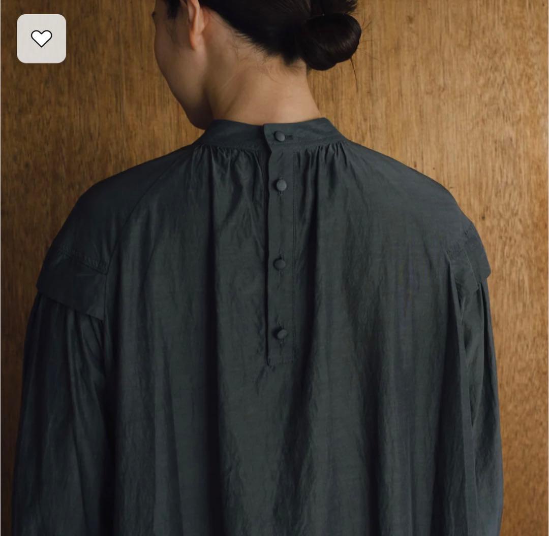 くらすこと kurasukoto キュプラコットン タックワンピース