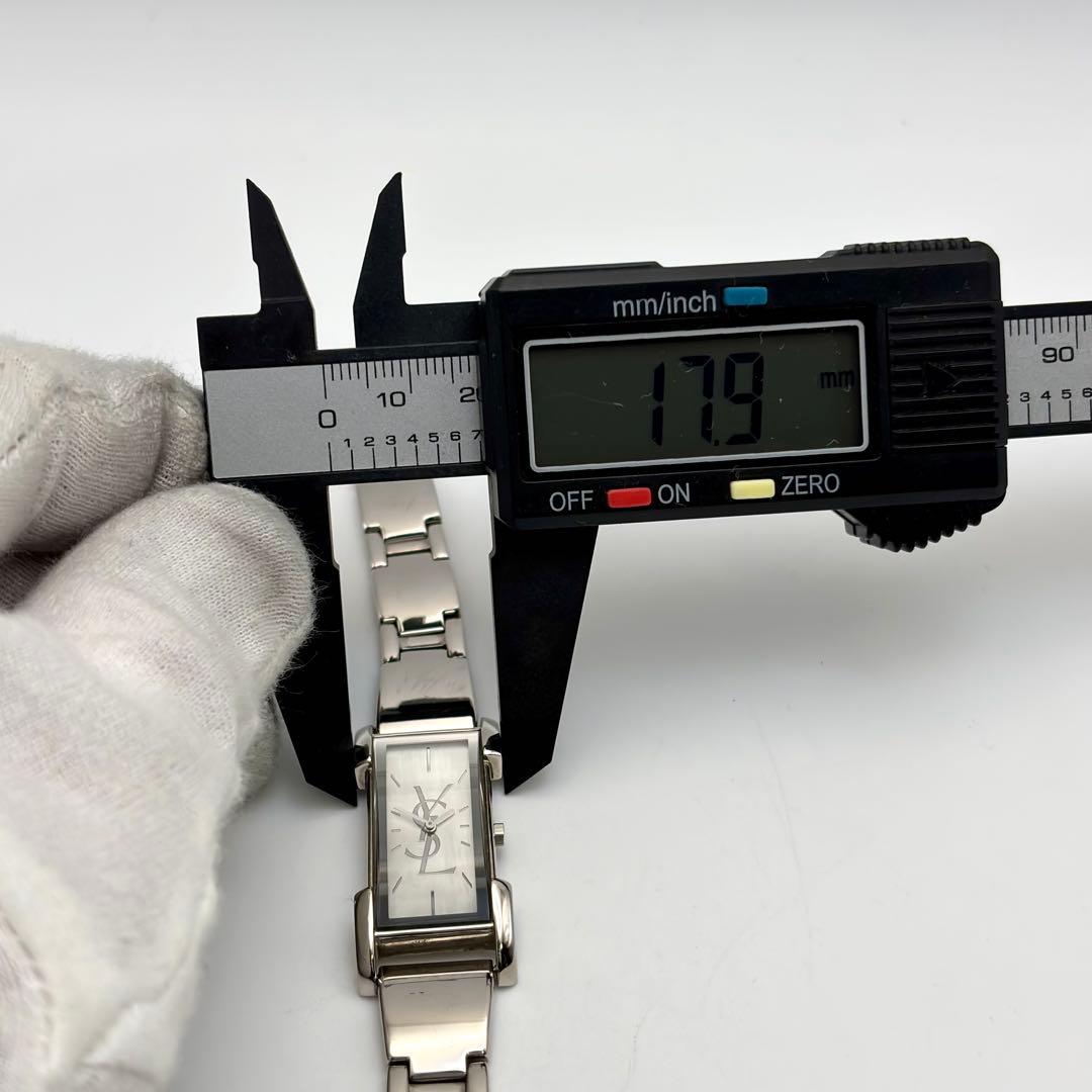 希少✨Yves Saint Laurent シルバー 腕時計 YSL カサンドラ