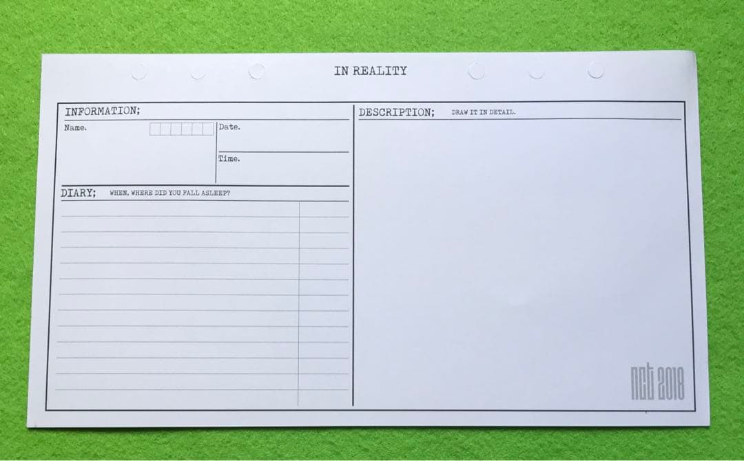 NCT 2018 『Empathy』 REALITY ver. 韓国盤CD