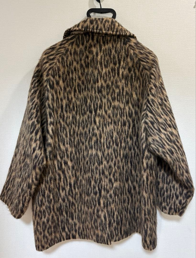 24AW TICCA/ティッカ レオパードシャギーピーコート