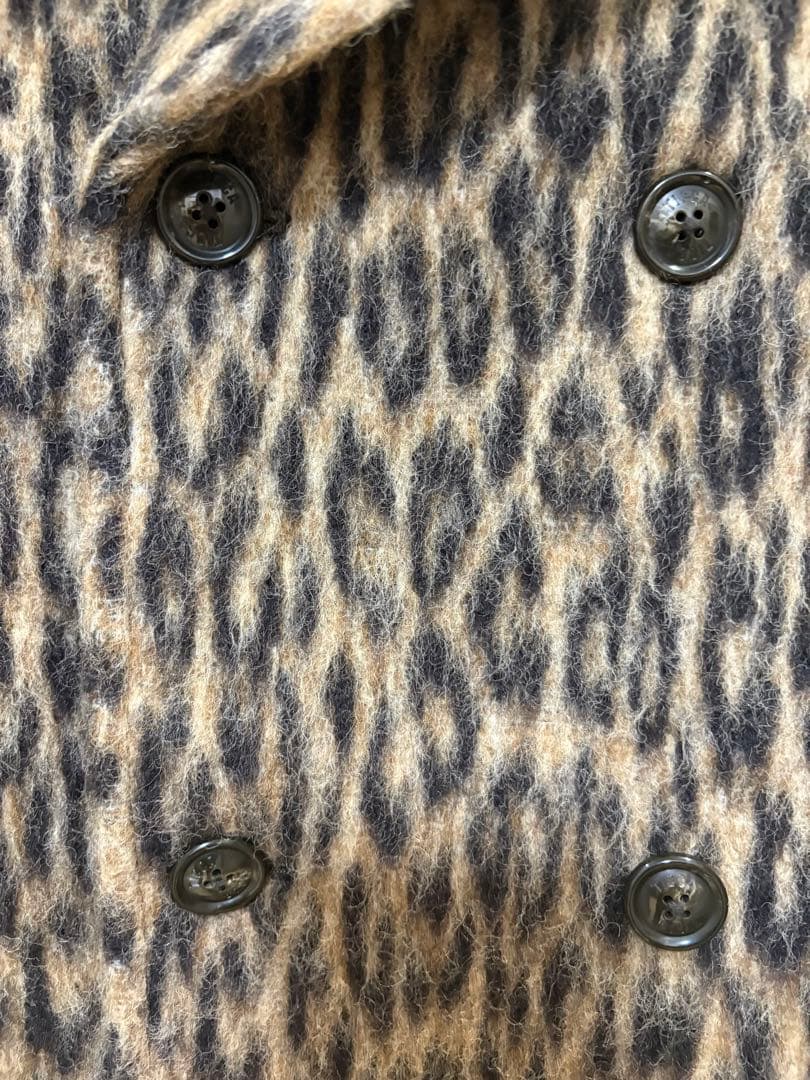 24AW TICCA/ティッカ レオパードシャギーピーコート