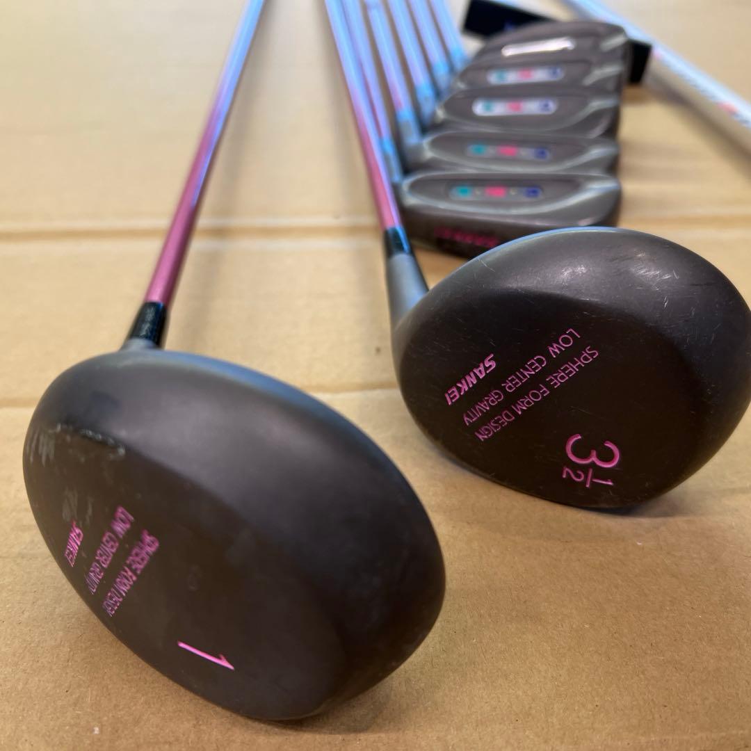 レディース ゴルフクラブセット 7本 かなり年代物です