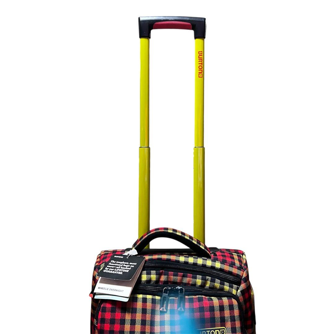 新品バートン BURTON チェック柄キャリーバック PC保護あり