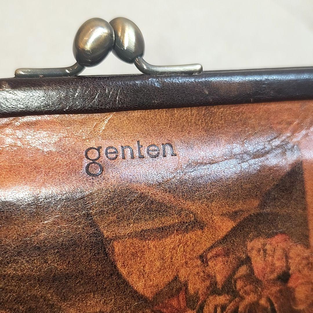 ゲンテン×ウフィツィ美術館　コラボ　アート　がま口財布