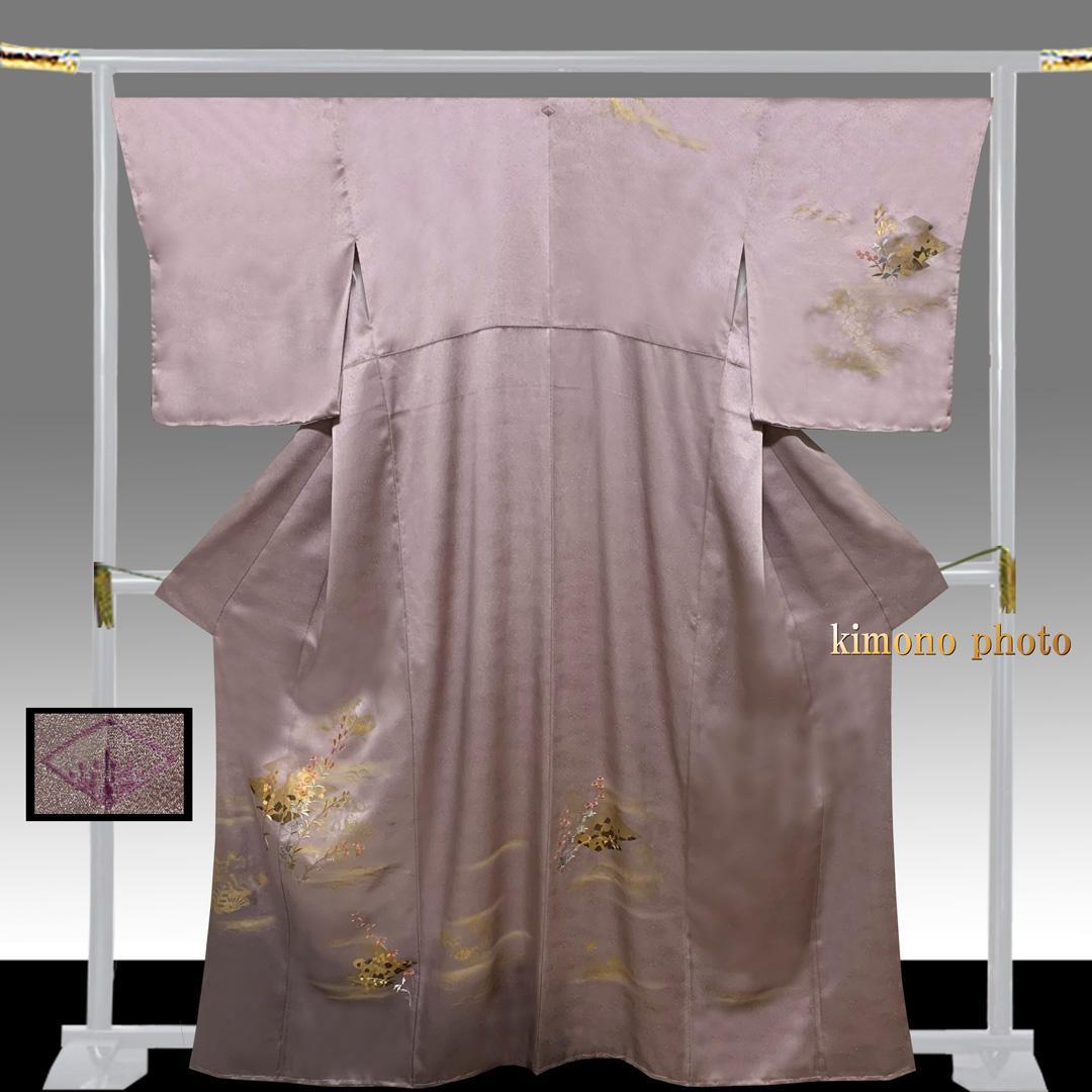 【新品、未使用】正絹【極上逸品】トールサイズ 金彩友禅 刺繍 訪問着フルセット