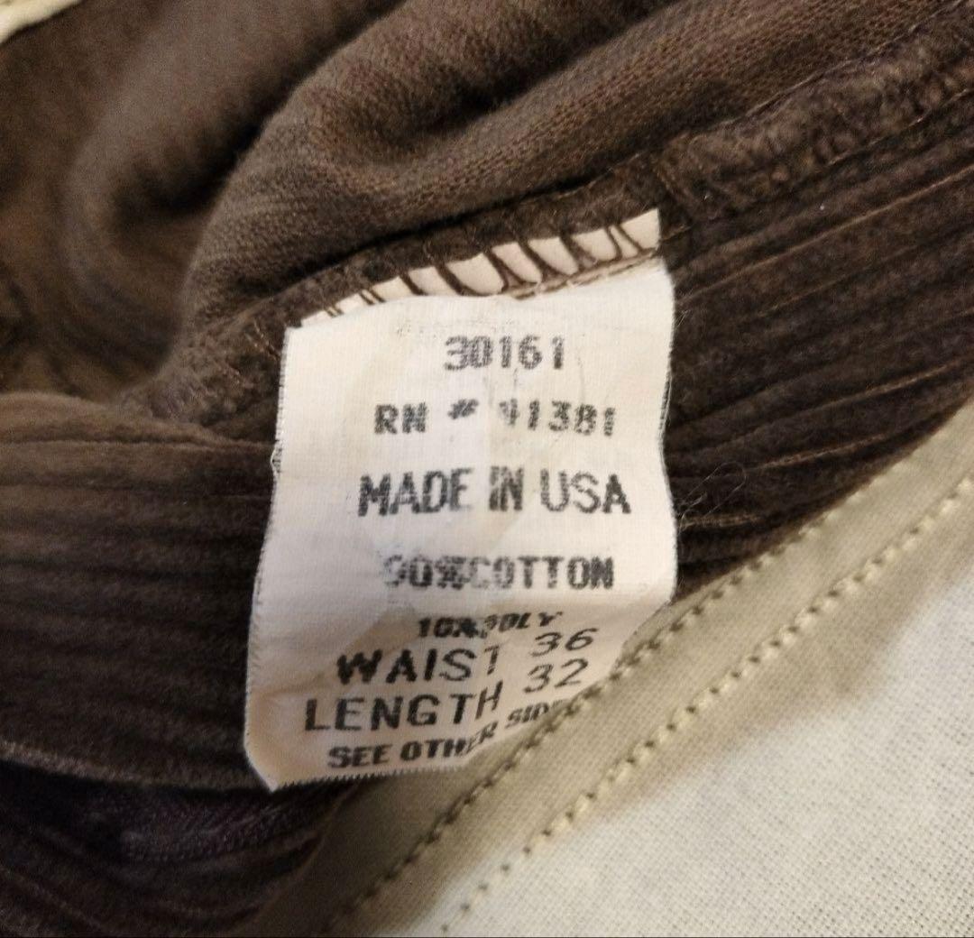 90s USA製 ラルフローレン コーデュロイANDREW PANT 36×32