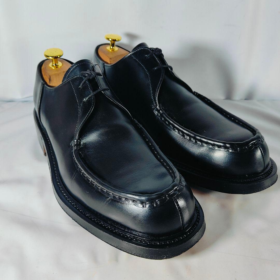 【極艶美品】PREMIATA イタリア製 ブラックラピド製法　高級黒艶本革 革靴