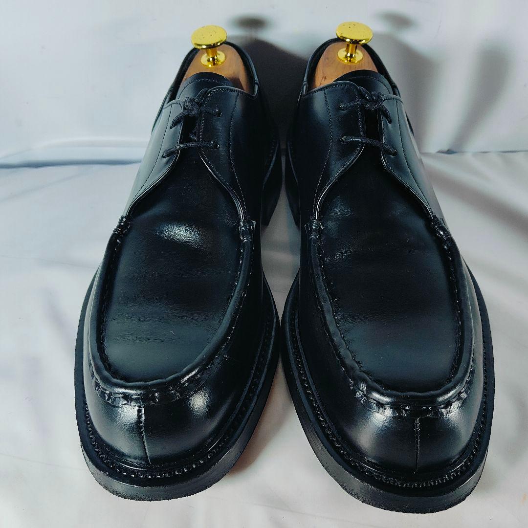 【極艶美品】PREMIATA イタリア製 ブラックラピド製法　高級黒艶本革 革靴