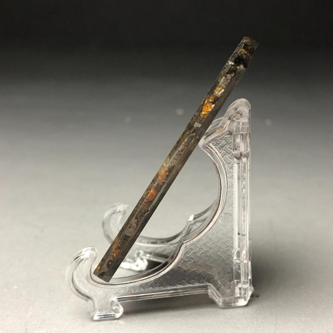 エ*７様 パラサイト隕石 隕石　石鉄隕石　セリコ隕石 美品　重さ約12ｇ　共箱