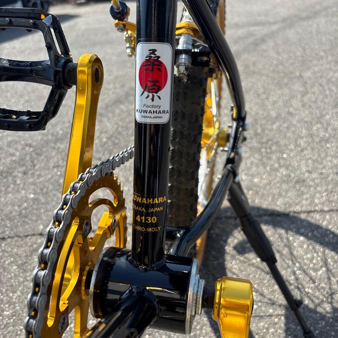 KUWAHARA BMXバイク 黒/黄色