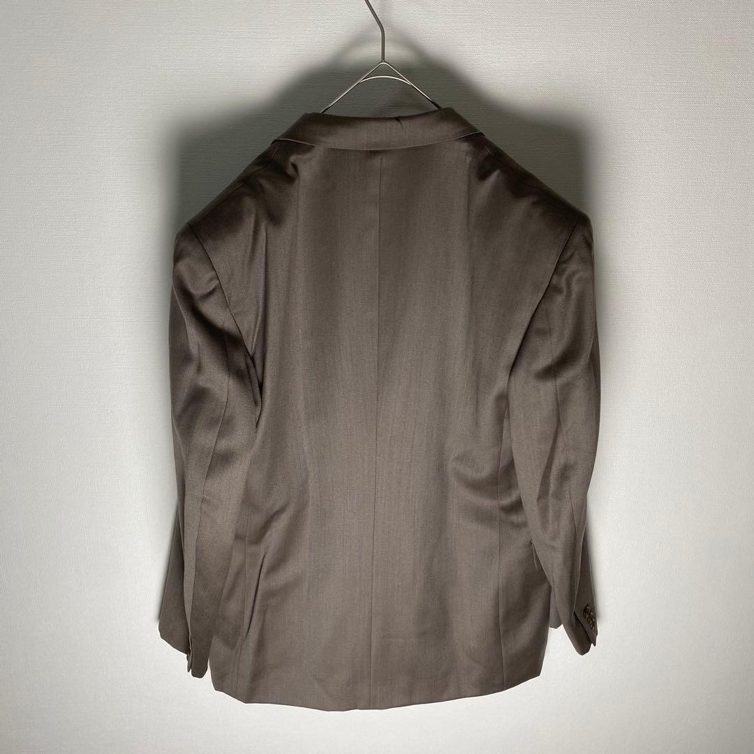 MEN'S BIGI ダブル ヴィンテージ スーツ セットアップ 微光沢 表記4