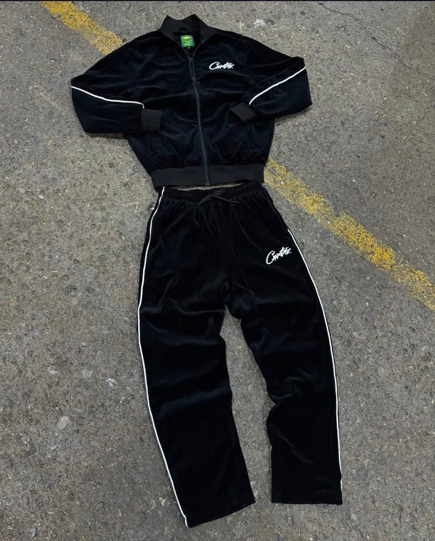 Corteiz コーテイズ　ベロアジャージ　セットアップ　お値下げ⭕️