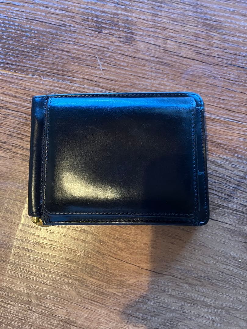 『美品』GLEN グレンロイヤル マネークリップ ブライドルレザー 黒